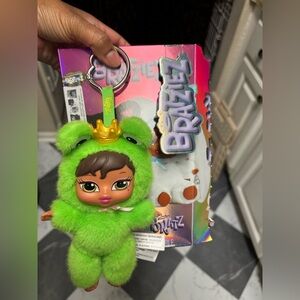 Green Frog Plush Keychain